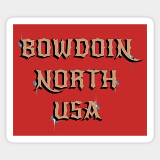 Bowdoin North USA Sticker